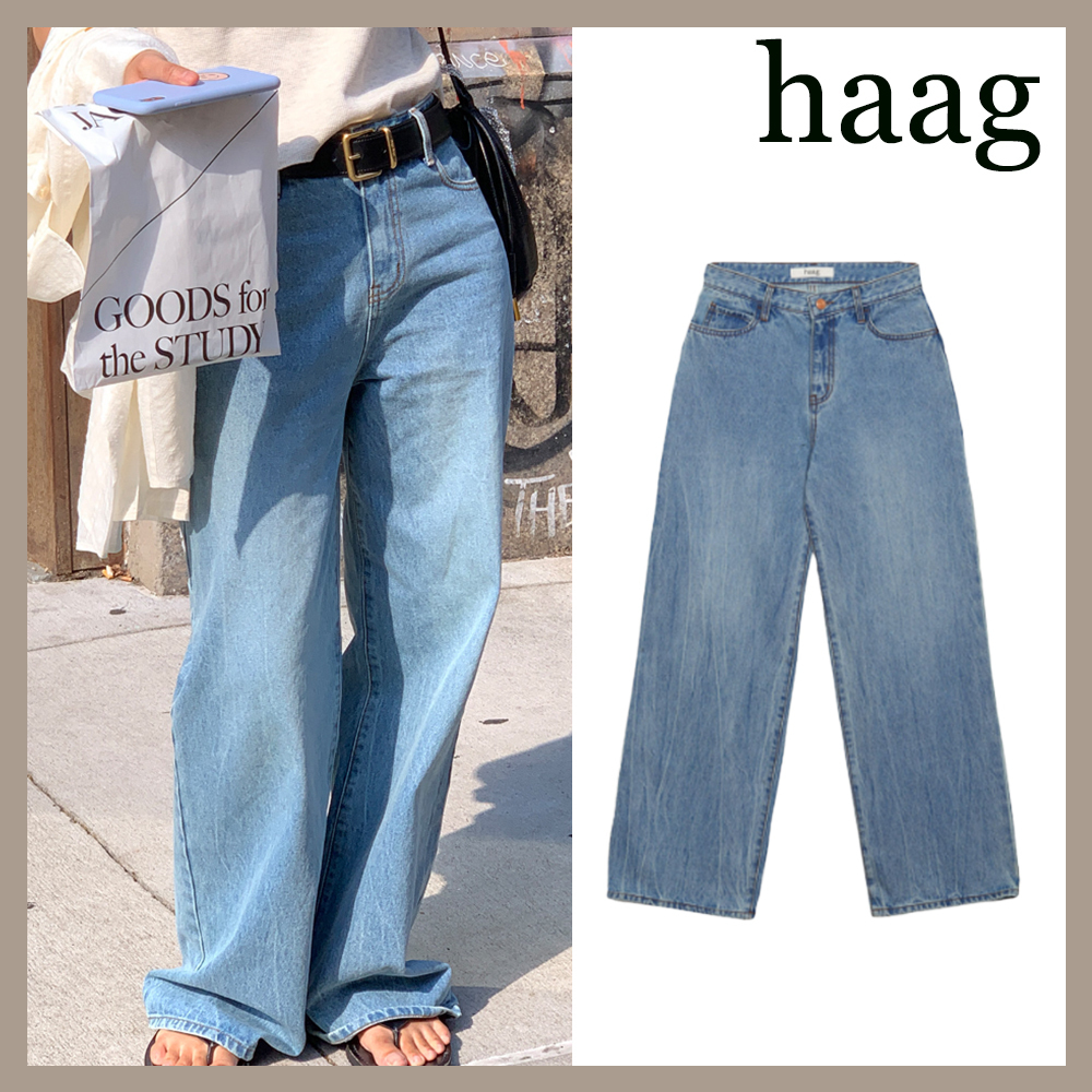 【haag】a classic denim light blue☆韓国☆24SS☆デニム