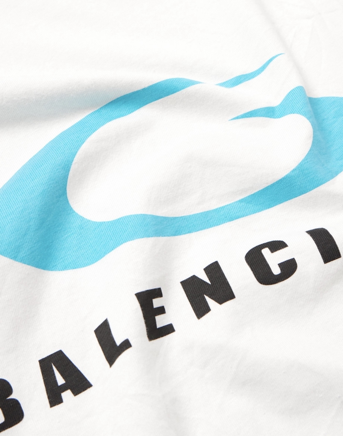 BALENCIAGA オーバーサイズ ロゴ プリント コットン Tシャツ