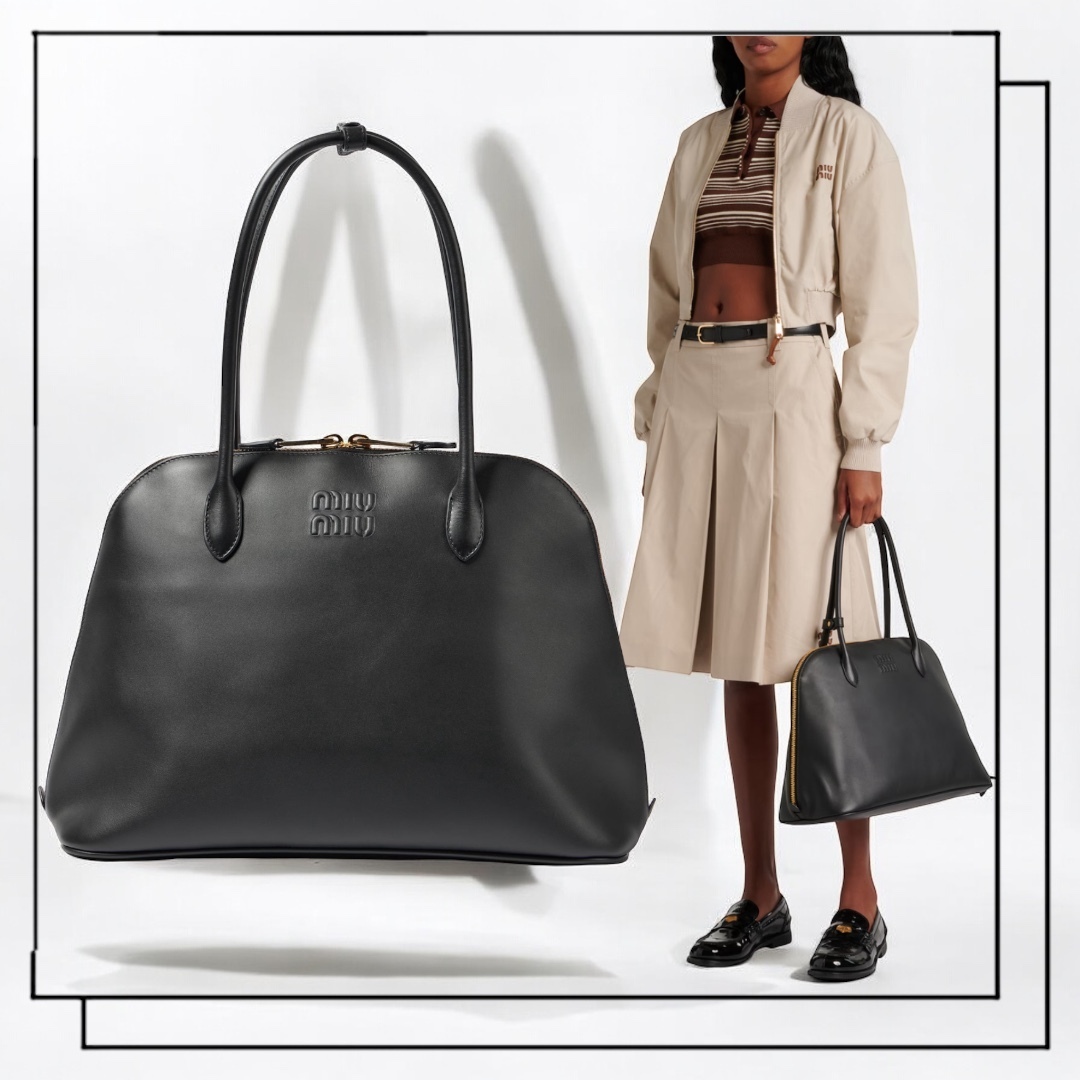 【国内発】MIU MIU ソフティレザー ハンドバッグ