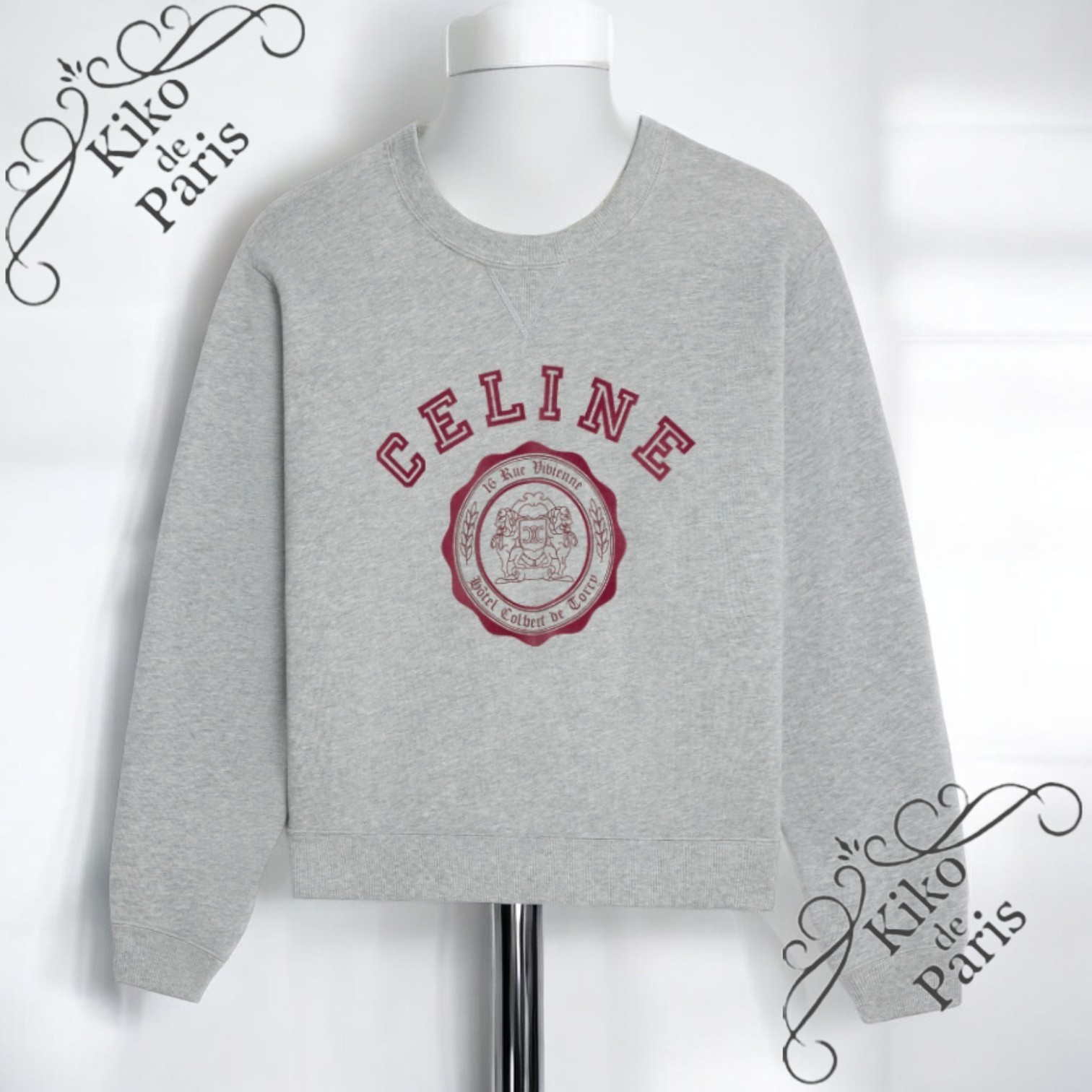 Celine 直営店より BLASON ルーズ スウェット シャツ