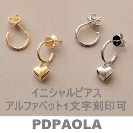 【New!】PDPAOLA◆Silver 925 x 18k TEXAS 変形フープピアス◆ LB掲載】PDPAOLA◇Silver 925 x 18k Gold 変形フープピアス◇L