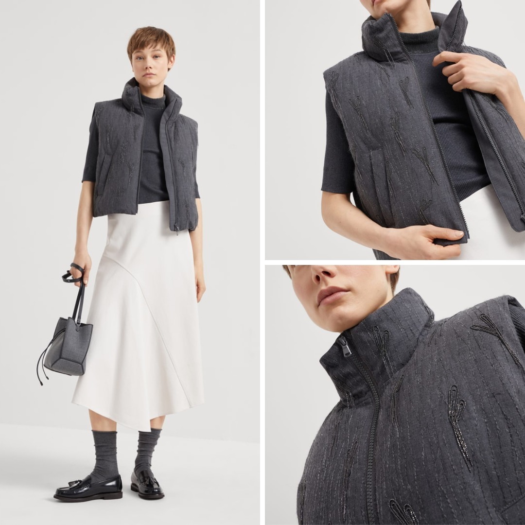 《送料無料》 BRUNELLO CUCINELLI Tropical Luxury Down Jacket