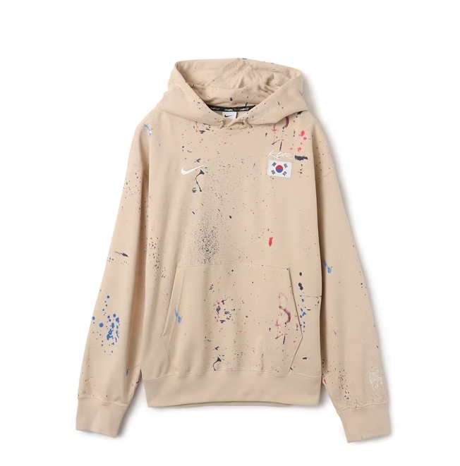 NIKE KOR M NK SOLO FLC PO HD OLYB SANDDRIFT/WHITE 国内発送