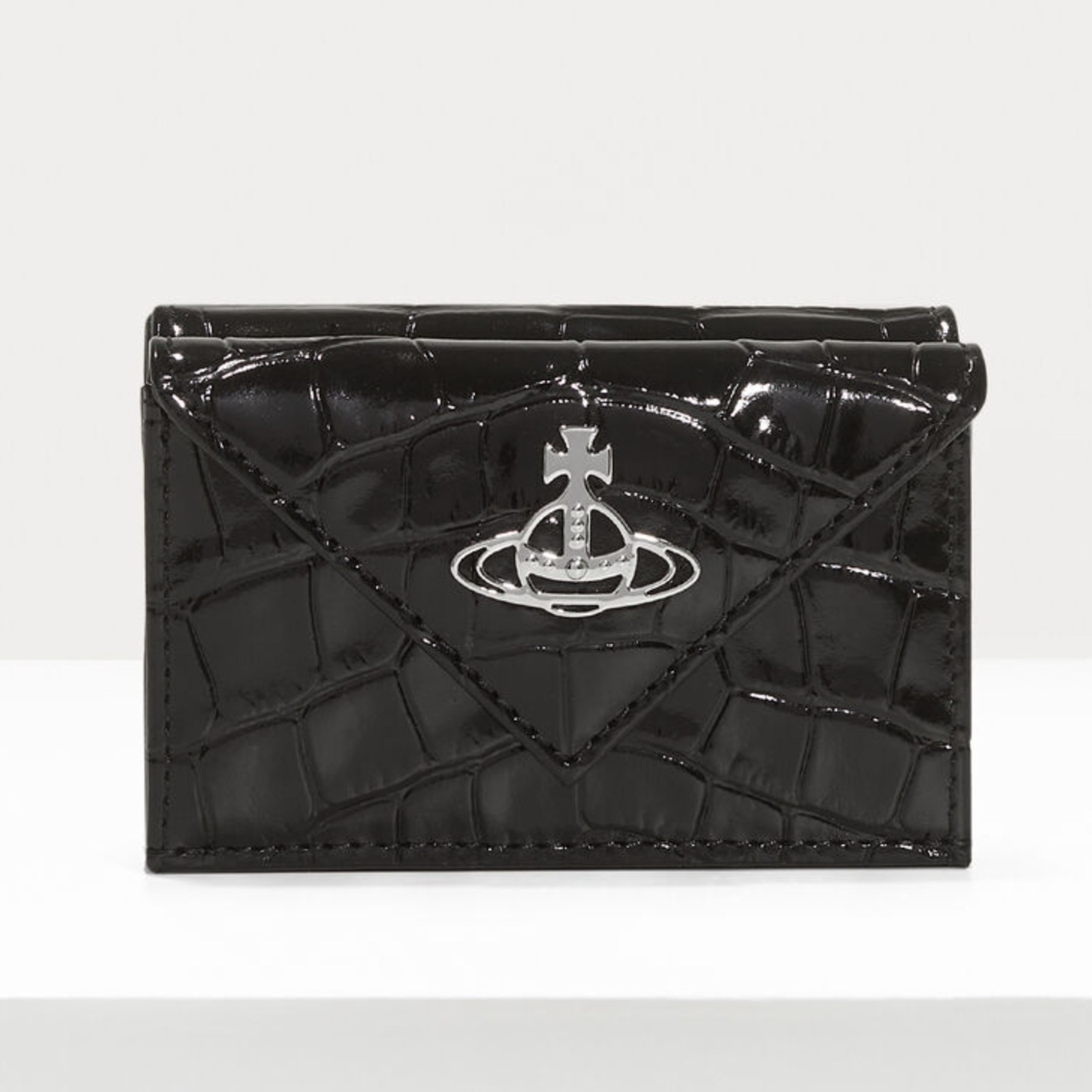 ★vivienne westwood★エンベロープ 三つ折り財布 / クロコ