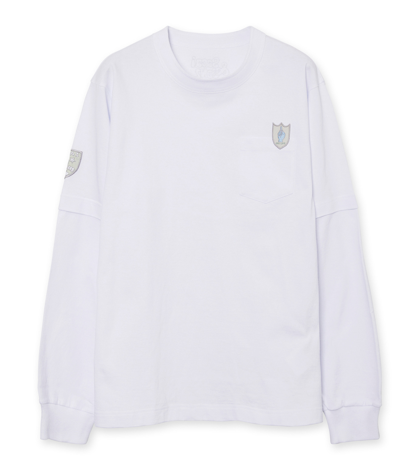 《スタイリッシュな逸品》【sacai】ゴンズワッペン L/S Tシャツ