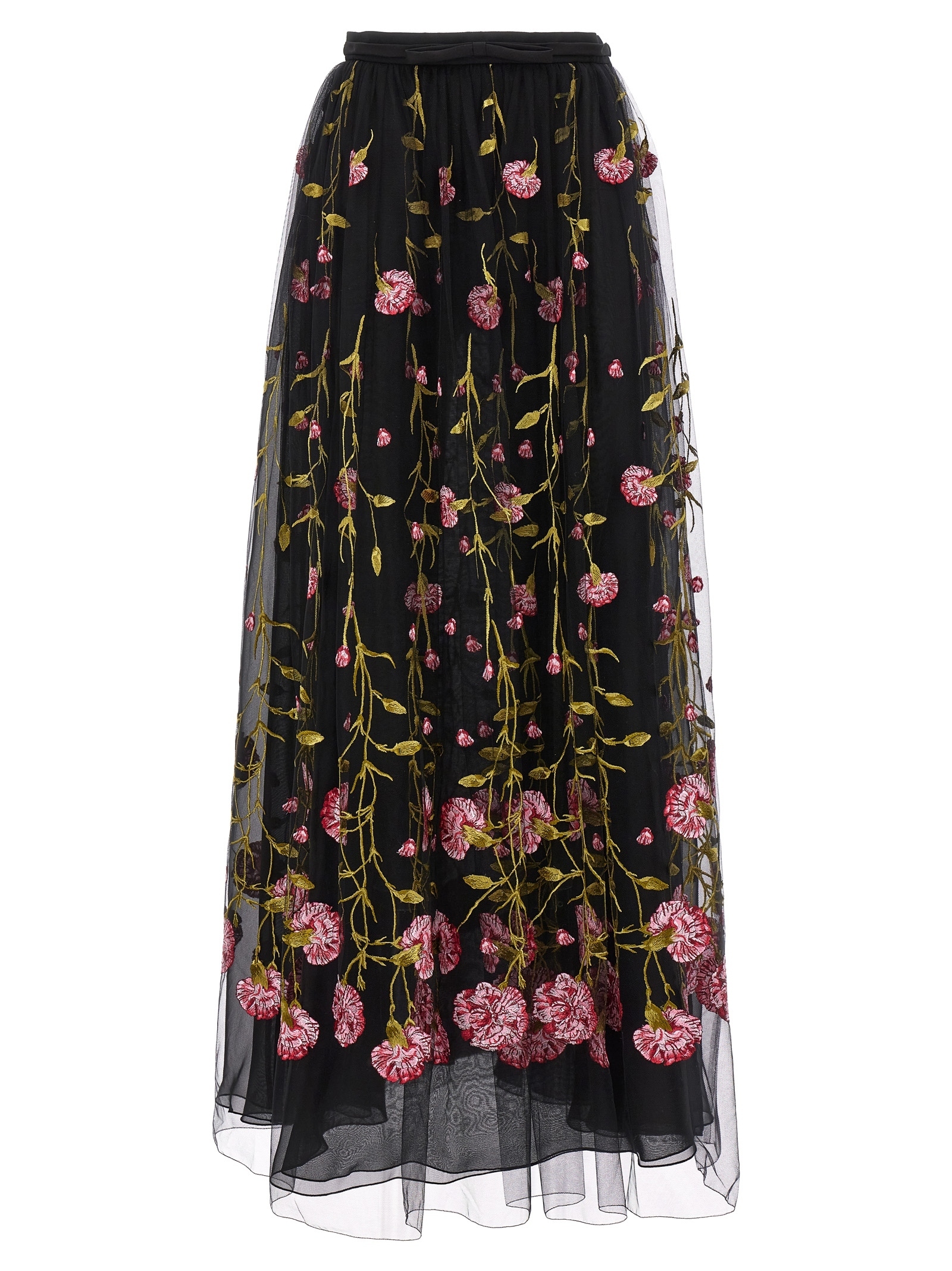 スカート Giambattista Valli Floral embroidery skirt
