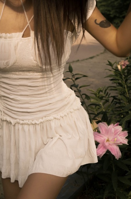 [韓国大人気]★SWIMCITY★Beheni mini dress★ミニレースドレス 韓国人気[SWIMCITY♥]Beheni mini dress