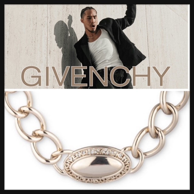 【NEW】GIVENCHY★ロゴ・チェーンネックレス