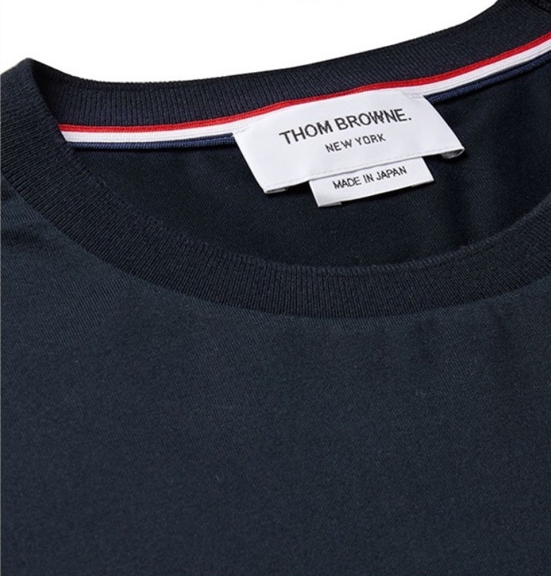 ★【THOM BROWNE】サイドスリット リラックスド 半袖 Tシャツ★ ジャージー リラックス サイドスリット Tシャツ | Thom Browne