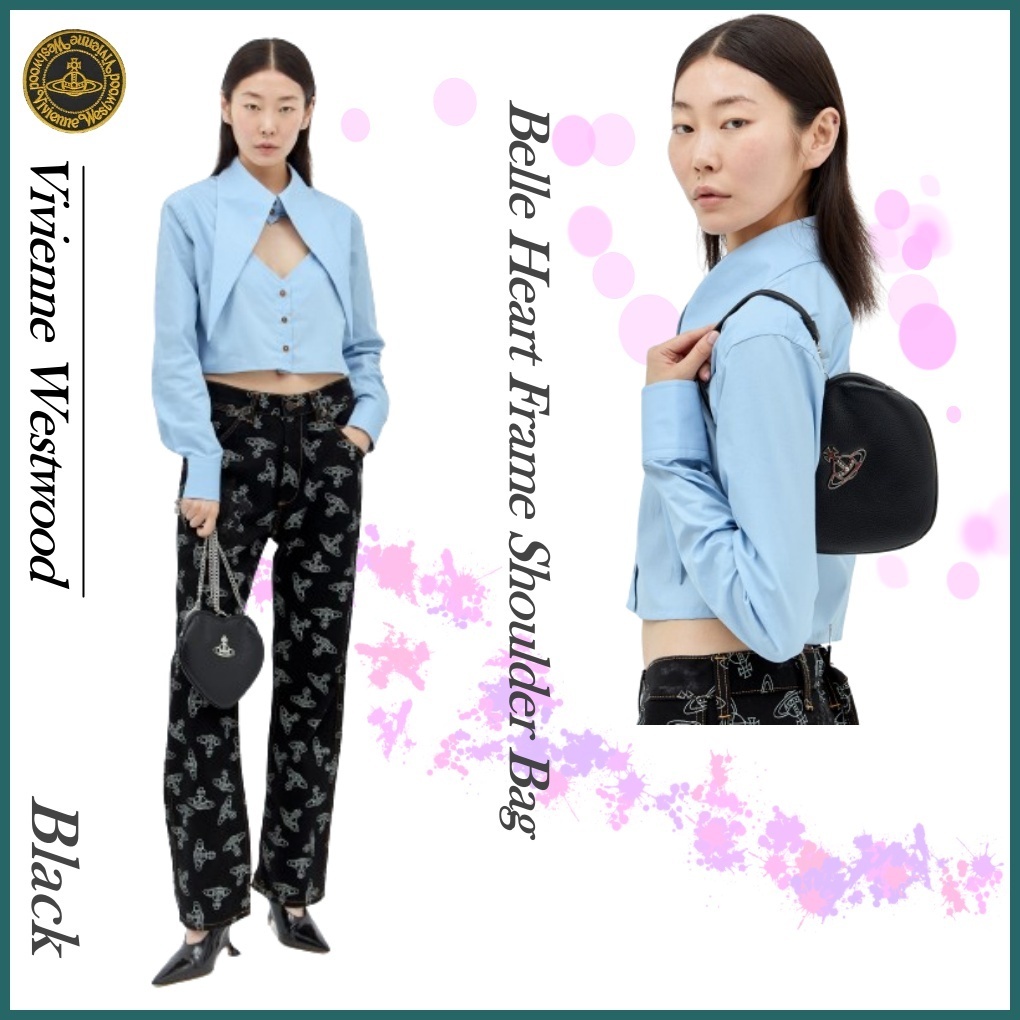 VIVIENNE WESTWOOD ベルハートフレームショルダーバッグ