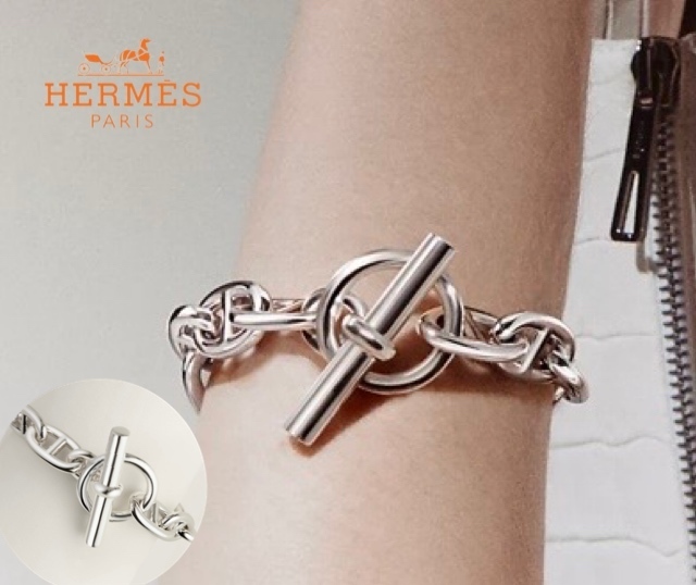 ◆人気◆HERMES シェーヌダンクル ブレスレットＧＭ