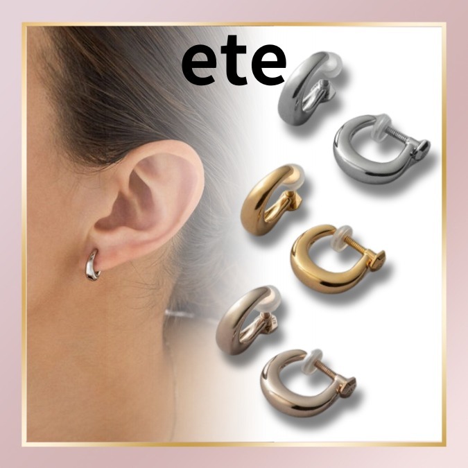 【ete】フープ イヤリング