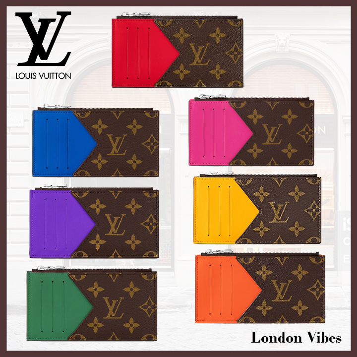 アクセントカラーが推し☆ Louis Vuitton コインカード ホルダー