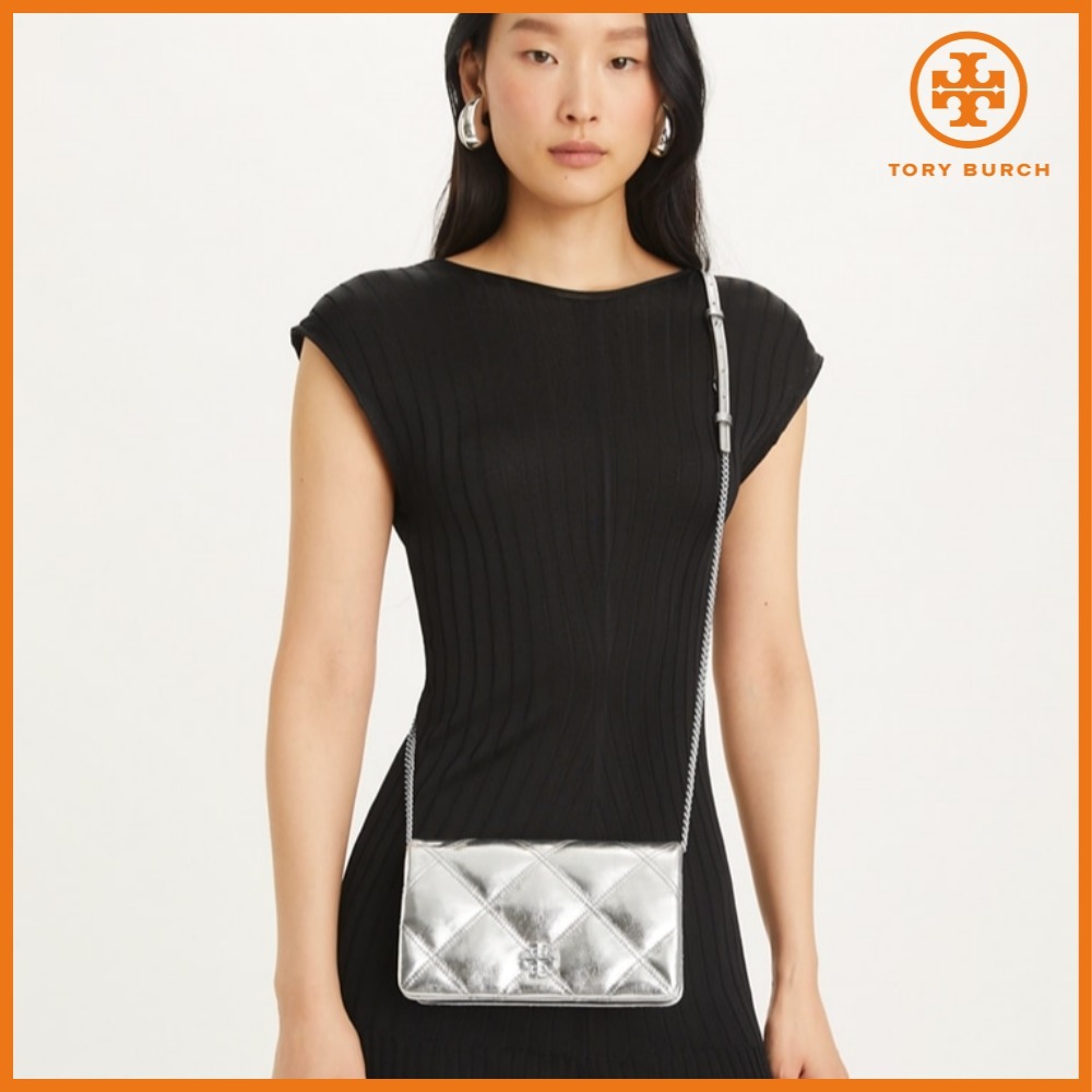 ★Tory Burch★人気★Kira ダイヤキルト Chain Wallet★財布