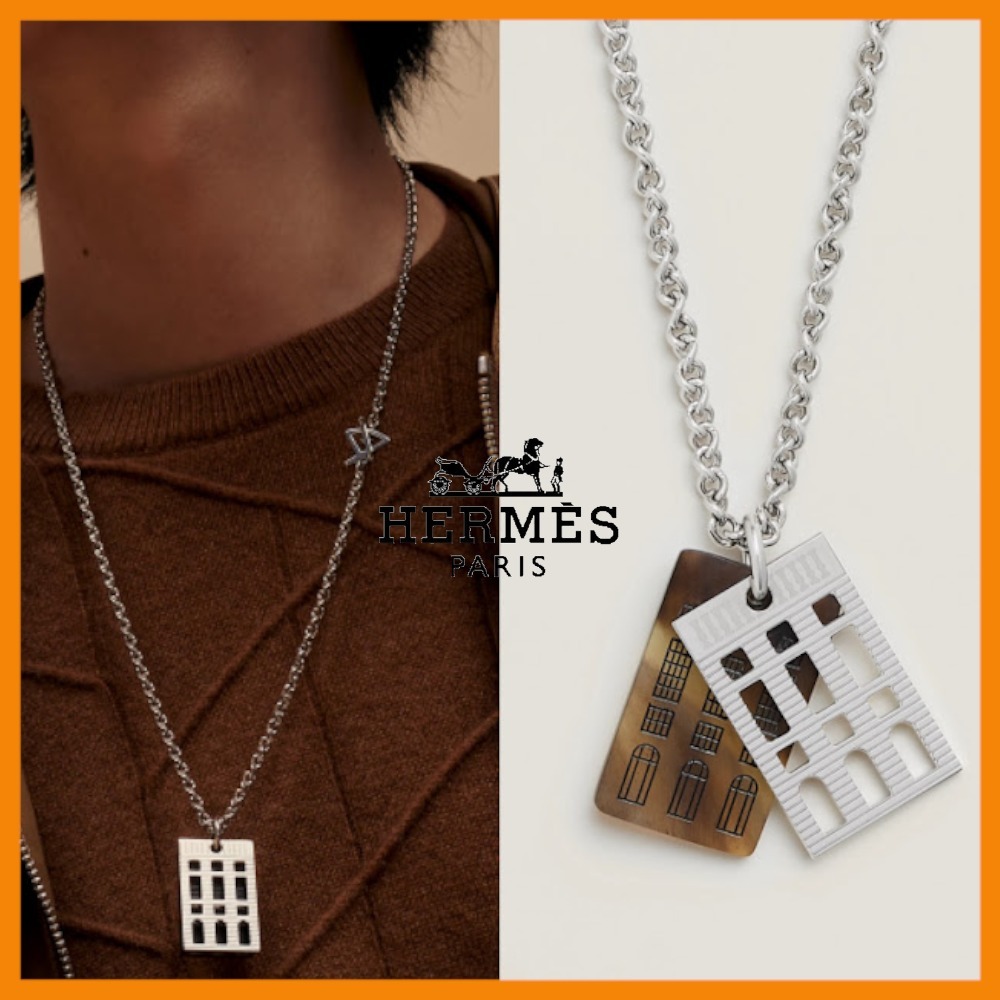 【ヴィンテージ感が格好いい♪】 Hermes ネックレス