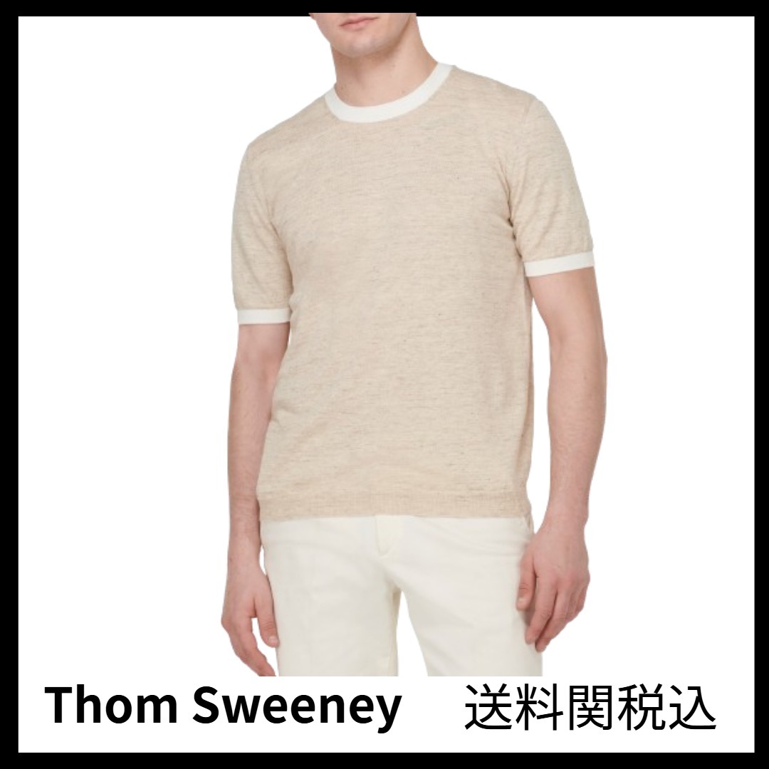 送料関税込★Thom Sweeney★リネン＆コットンTシャツ