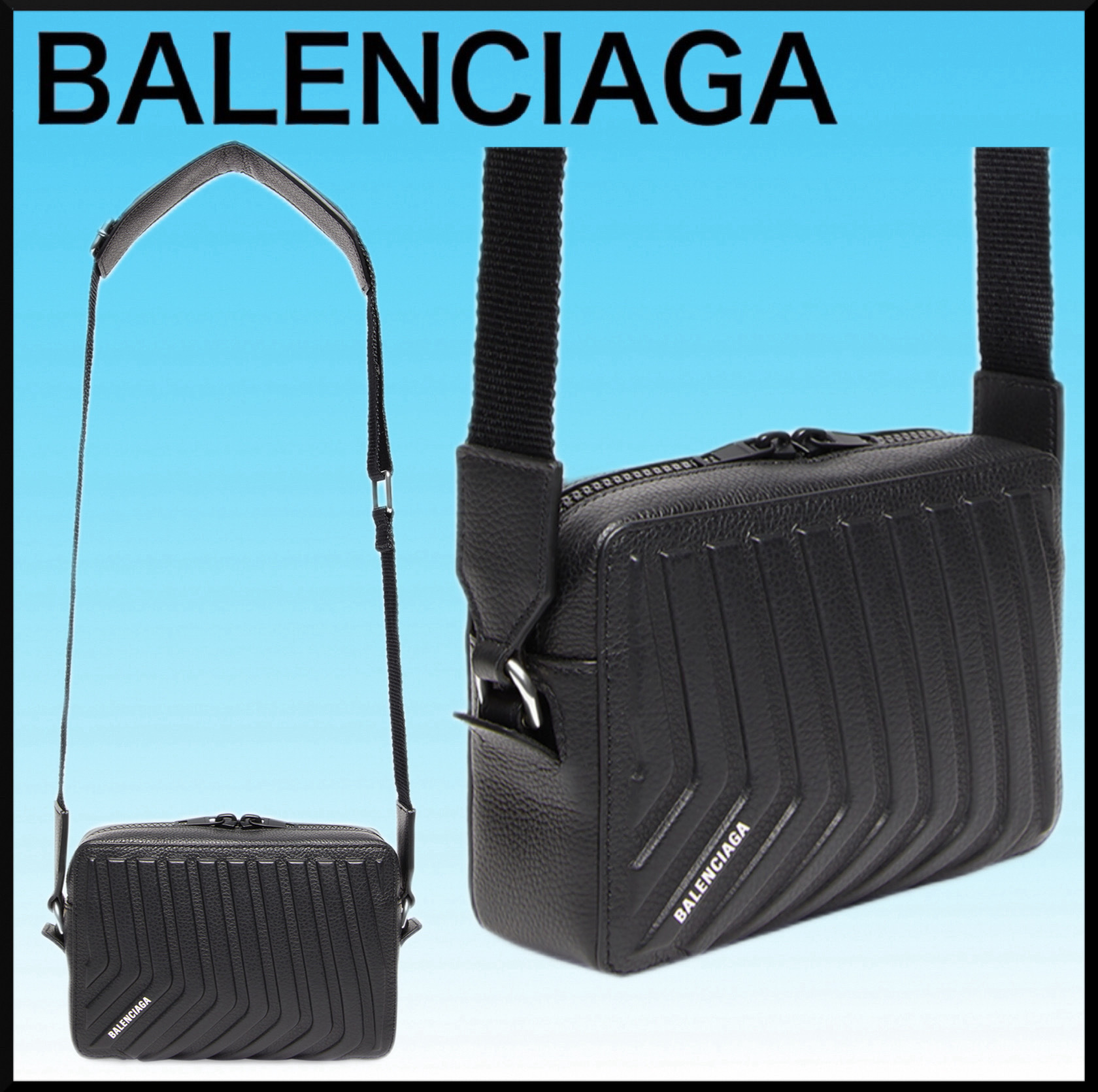 ギフトに最適★BALENCIAGA CAR CAMERA バッグ★シンプル お洒落