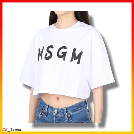 正規店仕入れの クロップド MSGM(エムエスジイエム) トップス(レディース トップス