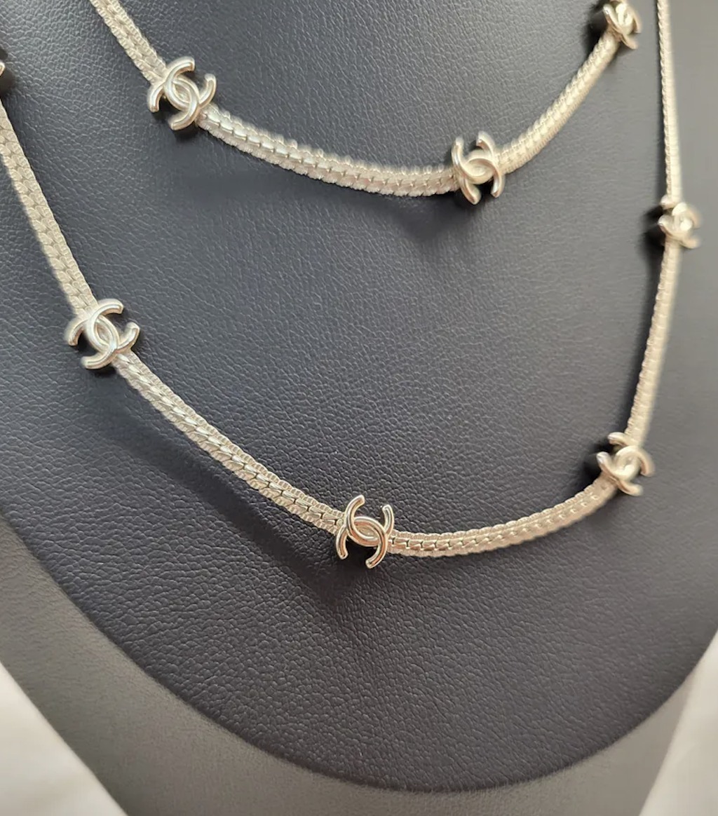 シャネル 24B CCモチーフ ロングネックレス ゴールド