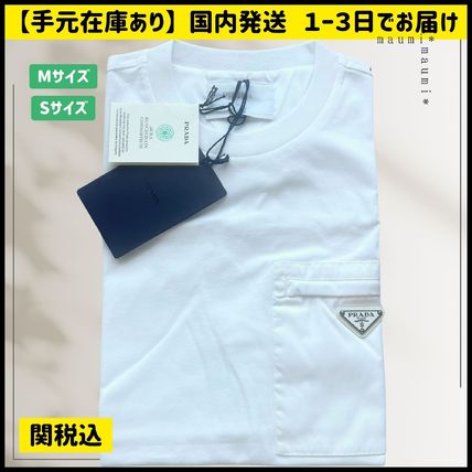 PRADA プラダ Tシャツ・カットソー 白 M 4103725L0084 ホワイト（白）系 PRADA(プラダ) Tシャツ・カットソー(メンズ) 3
