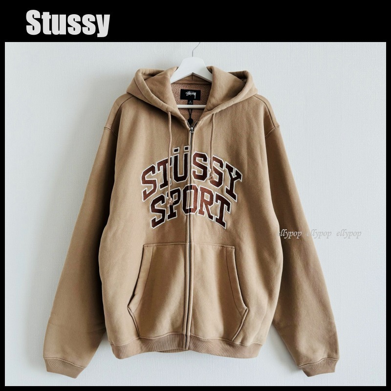 Stussy Sport Zip Hoodie ジップ ロゴ パーカー ステューシー