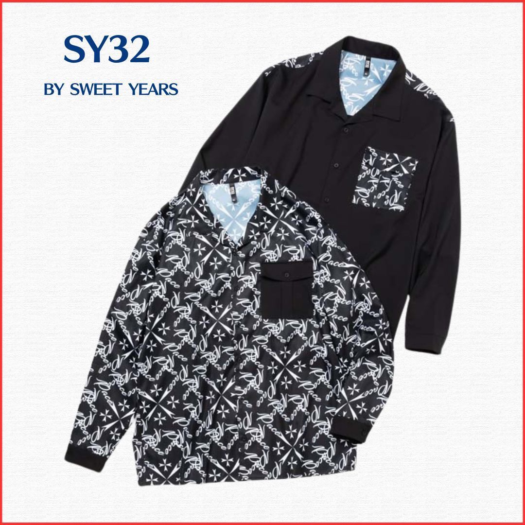 国内発送【SY32 】MONOGRAM OFFICER SHIRTS