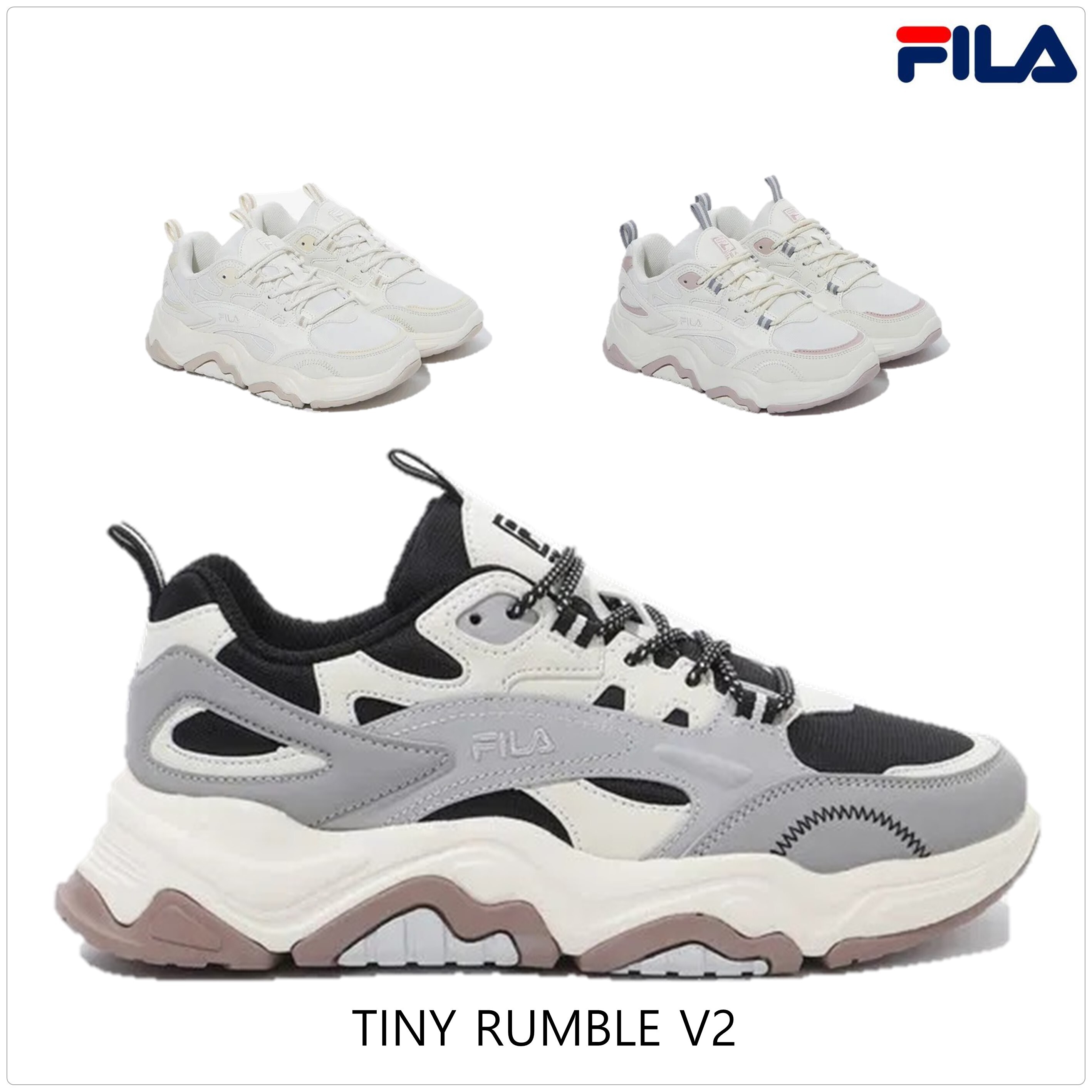 [FILA] TINY RUMBLE V2 厚底 スニーカー ★新作・24SS★人気★