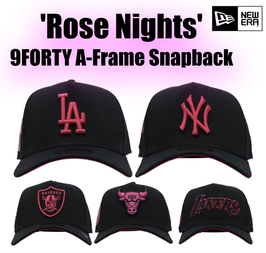 NEW ERA ☆ 'Rose Nights' 9FORTY A-Frame ローズ ナイト 帽子