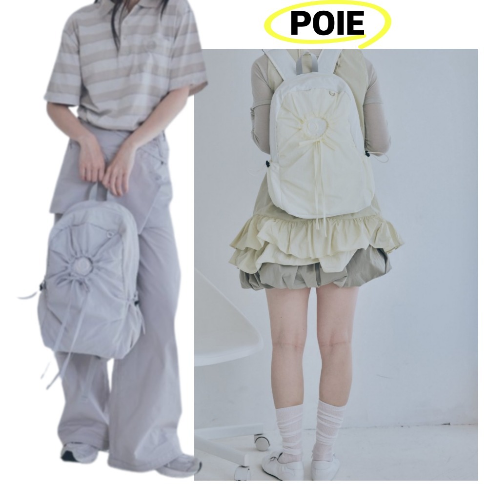 バックパック・リュック [POIE] hole string PO backpack : 2Color
