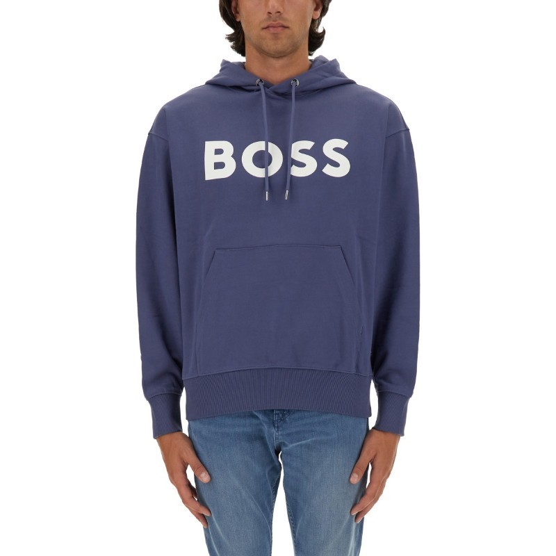 パーカー・フーディ Hugo Boss FW24 SWEATSHIRT WITH LOGO (50496661 10242373412)