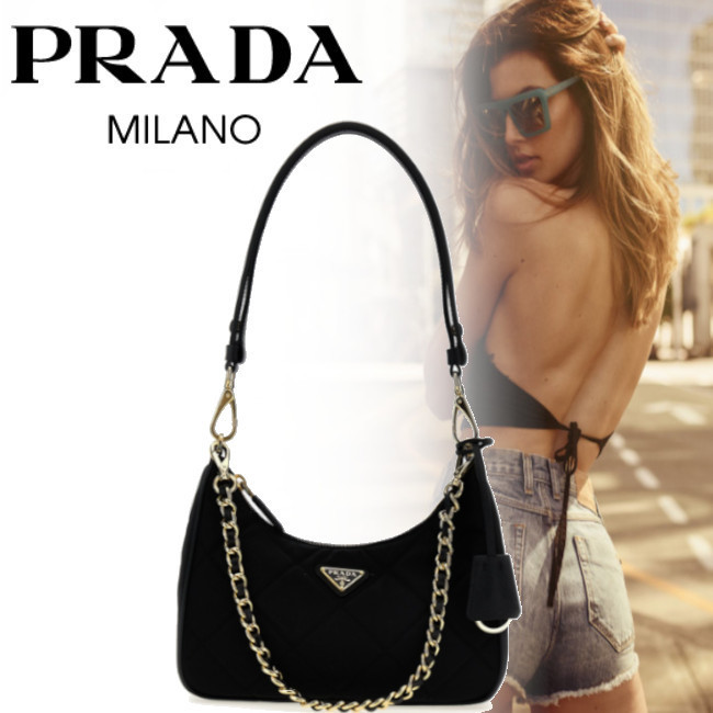 正規店買付【PRADA】ミニ リエディション 1995 チェーン バッグ