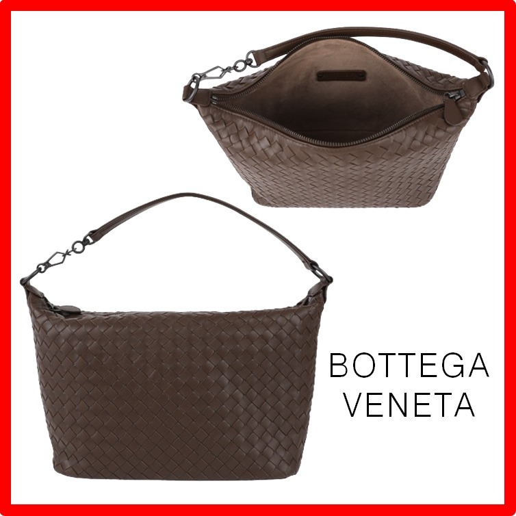 ☆【BOTTEGA VENETA】☆イントレチアトーホーボーバッグ Brown☆