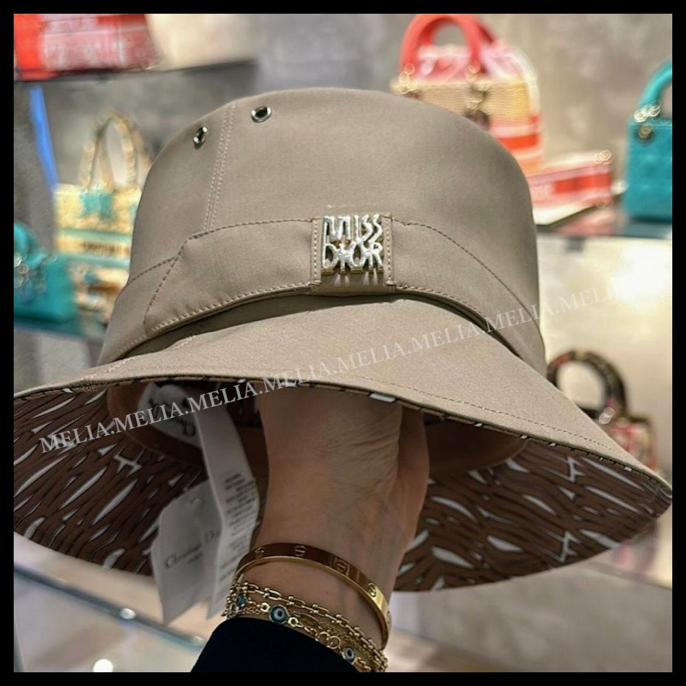 【可憐にお洒落★】Teddy-D Miss Dior Allover ボブハット 可憐にお洒落☆】Teddy-D Miss Dior Allover ボブハット