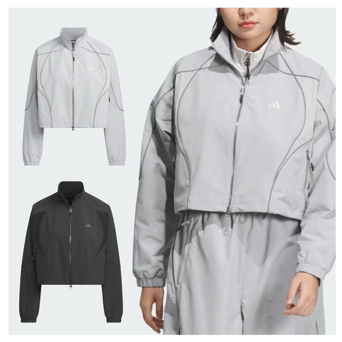 アウターその他 ADIDAS piping woven jacket JJ1079 4FK1505