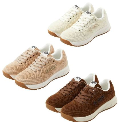 [ NERDY ]★24FW★韓国人気★COZY CORDUROY SNEAKERS NERDY ]☆24FW☆韓国人気☆COZY CORDUROY SNEAKERS
