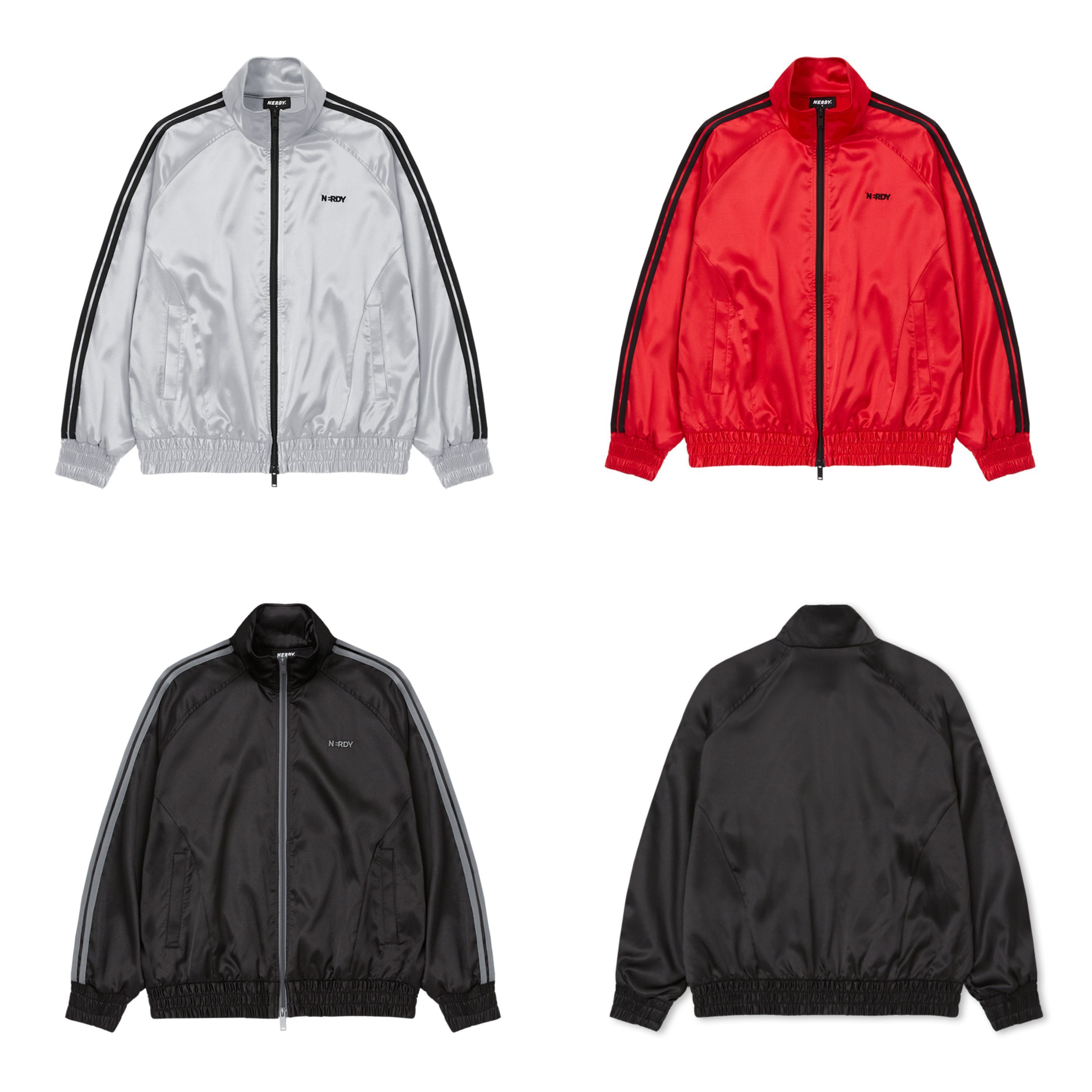 さらに100円引き◆NERDY◆Glossy Track Top