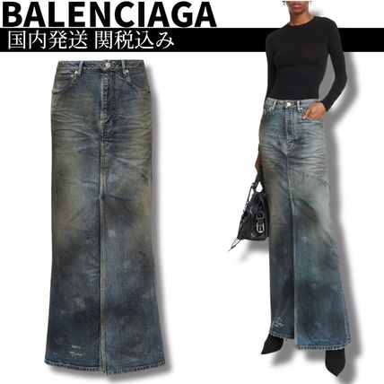デニムスカート マキシ BALENCIAGA(バレンシアガ) スカート