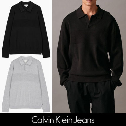 【完売間近】カルバンクライン黒系素敵デザイン長袖セーターミニ Calvin Klein（カルバン・クライン）の「Calvin Klein/カルバン
