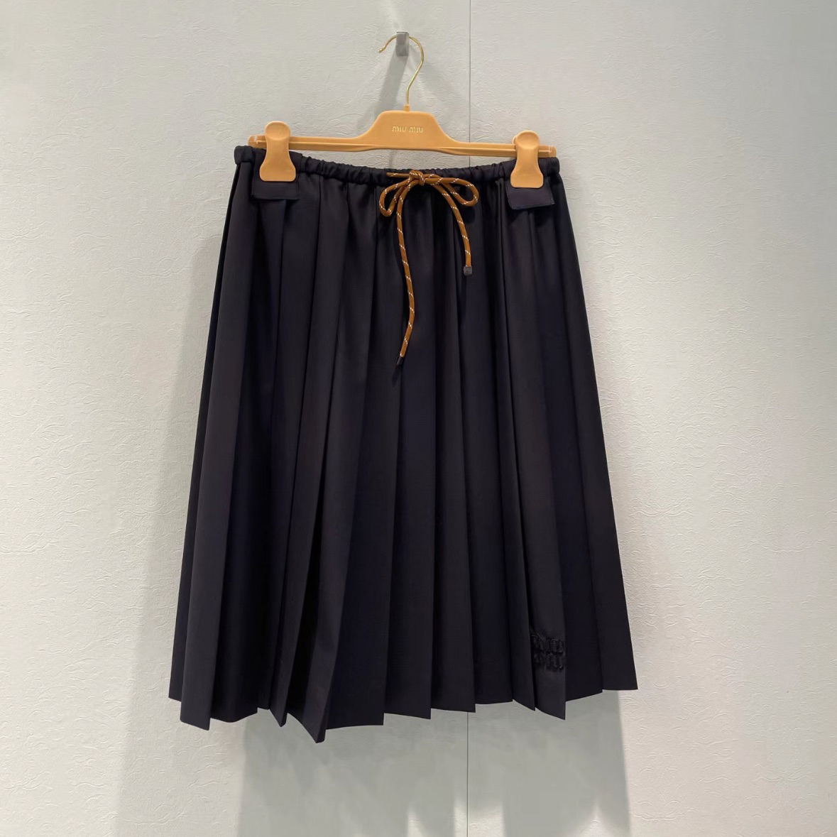 ミニスカート Pleated Batavia skirt MG2237_11AD_F0008_S_OOO