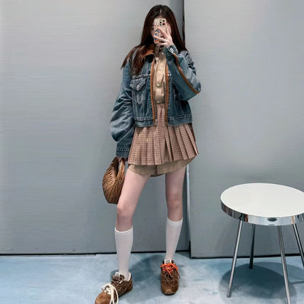 ミニスカート Checked miniskirt MG2229_142L_F0065_S_OOO Checked miniskirt MG2229_142L_F0065_S_OOO (MiuMiu/ミニ