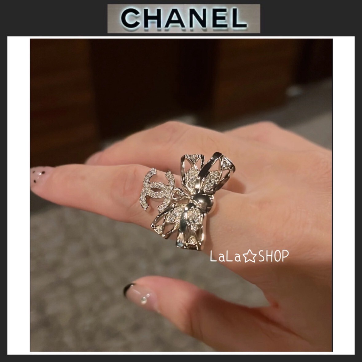【大人気★】CHANEL リボン リング