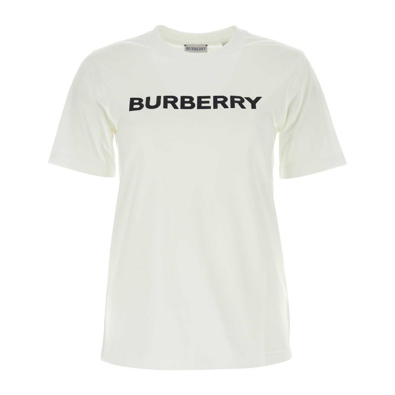 Tシャツ・カットソー Burberry FW25 White cotton t-shirt (8080325 A1464)