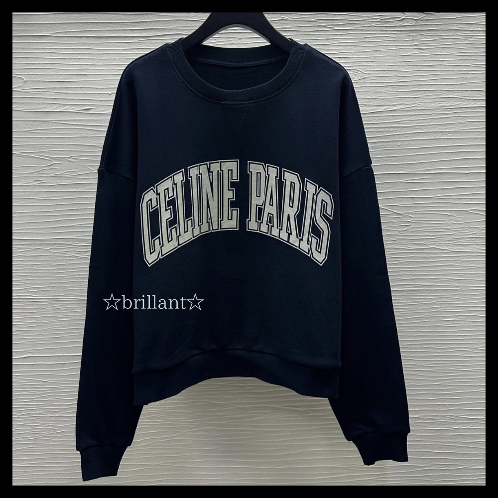 【★国内発送★】CELINE オーバーサイズ スウェットシャツ