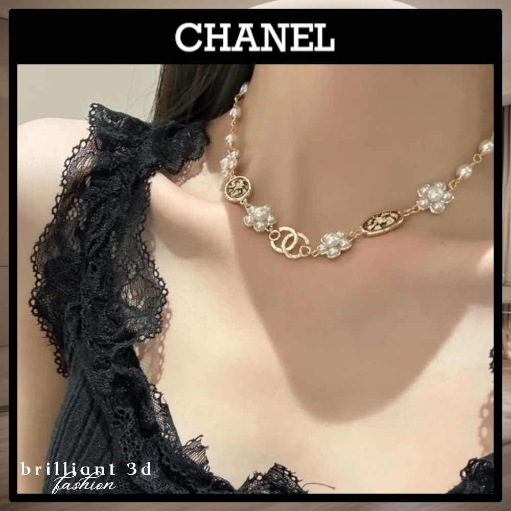 ☆エレガントモチーフ☆ CHANEL イヤリング シルバー イヤリング
