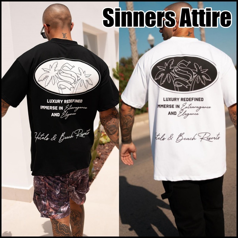 【SINNERS ATTIRE】Resort Palm T シャツ ※送関込