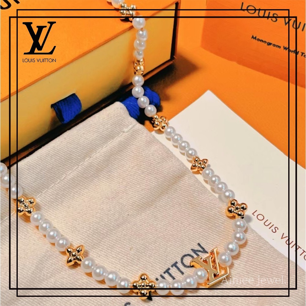 すぐ届く*国内発送【Louis Vuitton】ネックレス・マイ LV パール