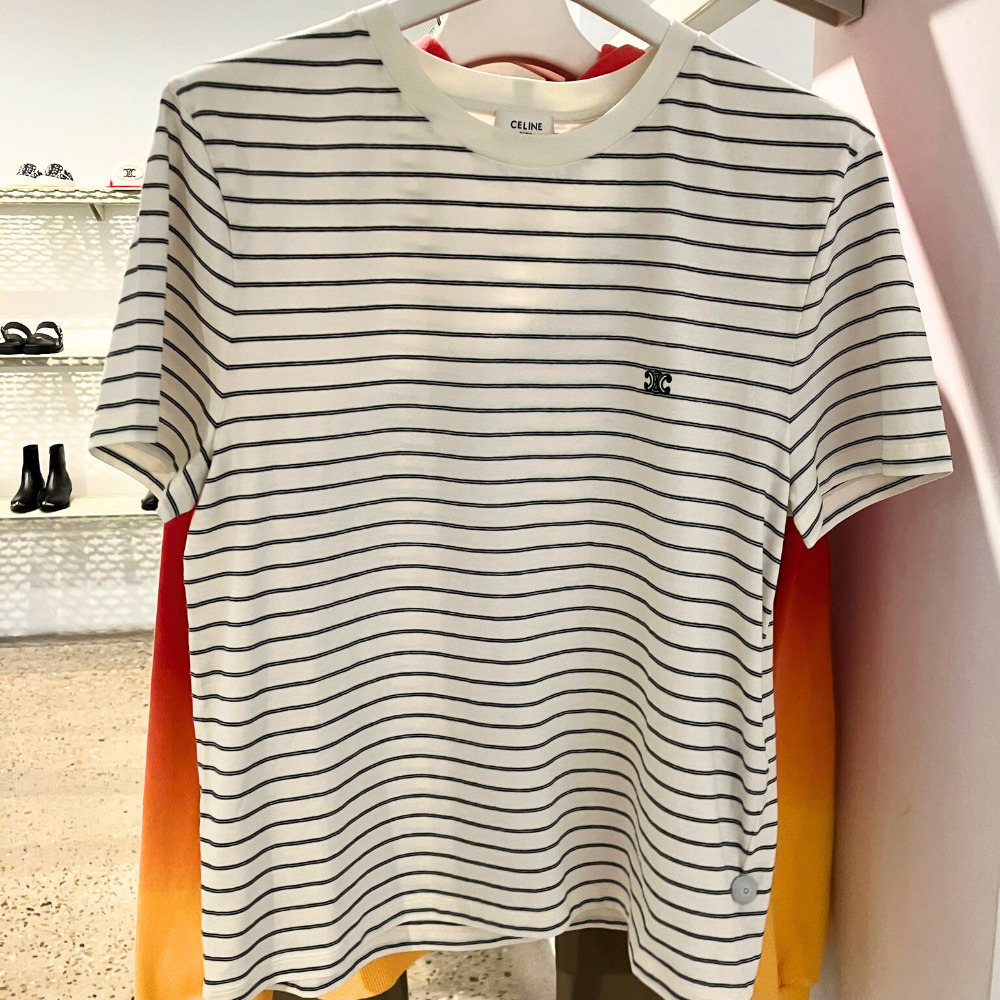 《大人カジュアル》【CELINE】トリオンフ ストライプTシャツ