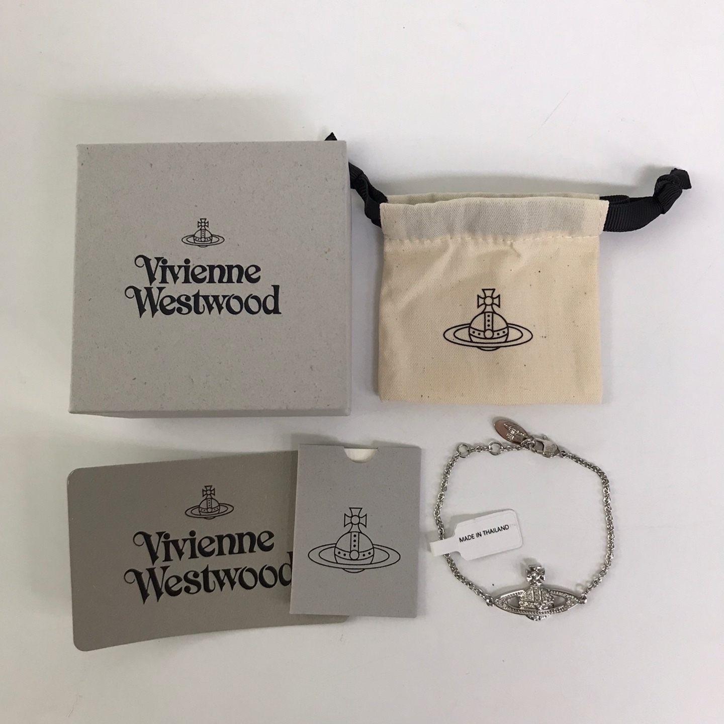 Vivienne Westwood Mini Bas Relief ブレスレット | シルバー