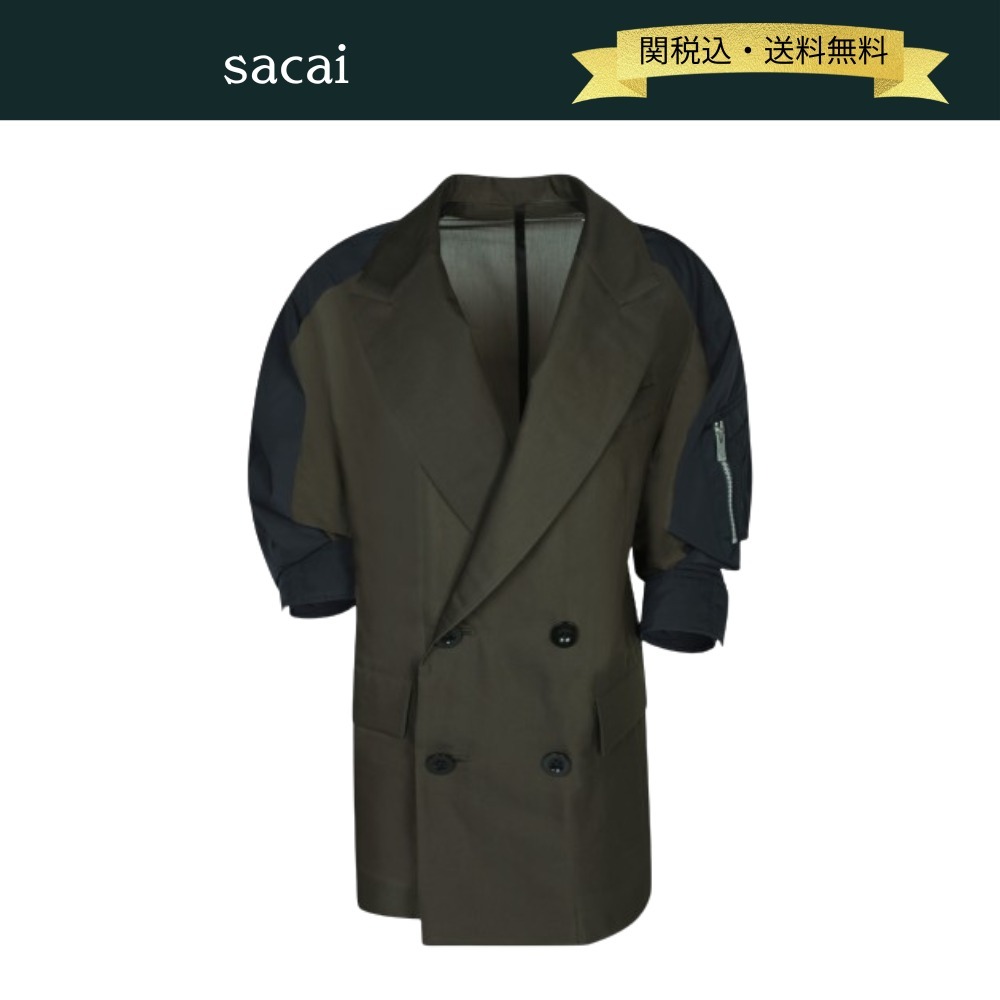 VIP価格【関税・送料込】sacai SS24 ボイル X タフタ ジャケット