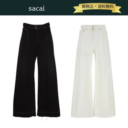 VIP価格【関税・送料込】sacai SS24 ベルト付き デニムジーンズ sacai - サカイ SACAI ジーンズの通販 by KOMEHYO ONLINE ラクマ